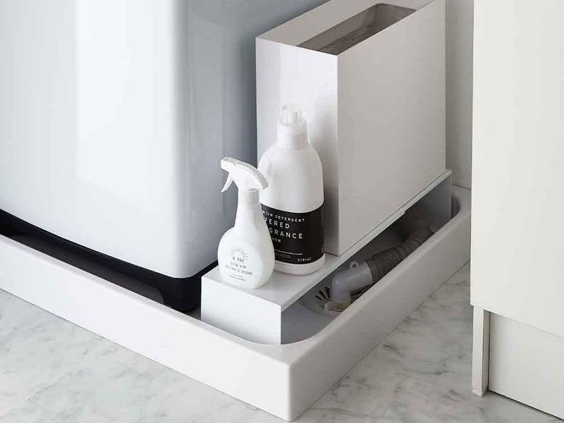 タワー製伸縮洗濯機排水口上ラック