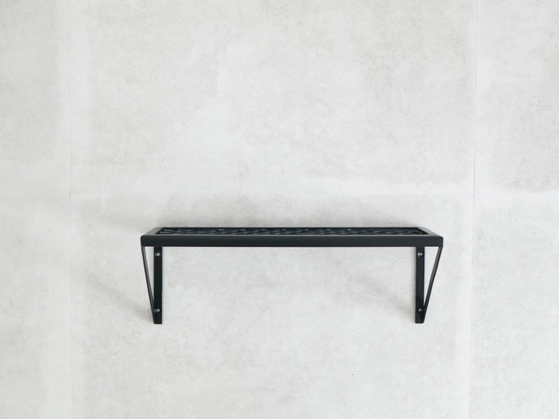 シルバーのPOSH LIVINGメッシュラック