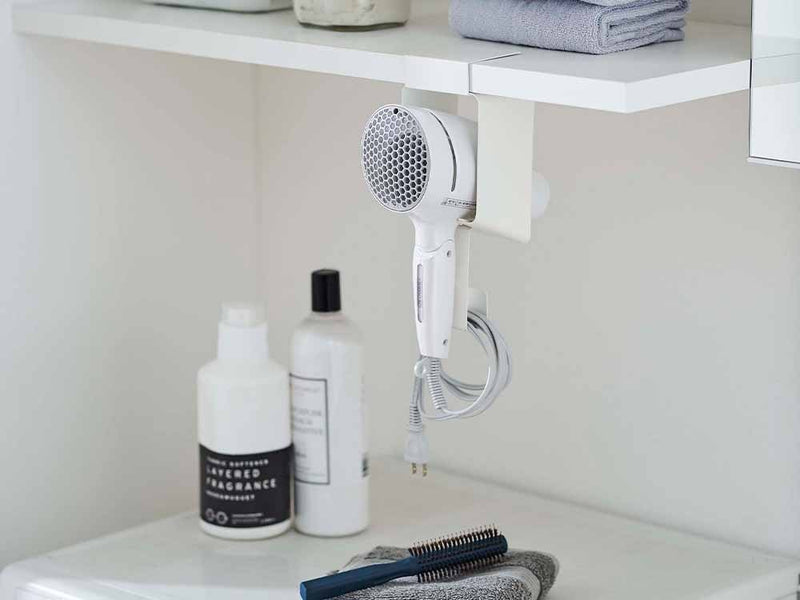 タワー棚下ドライヤーホルダー