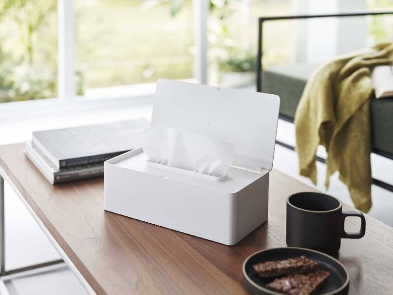 towerタワーの蓋付きティッシュケース