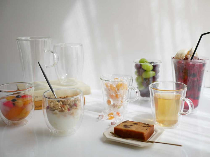 ボダムの耐熱ダブルウォールグラス2個セット