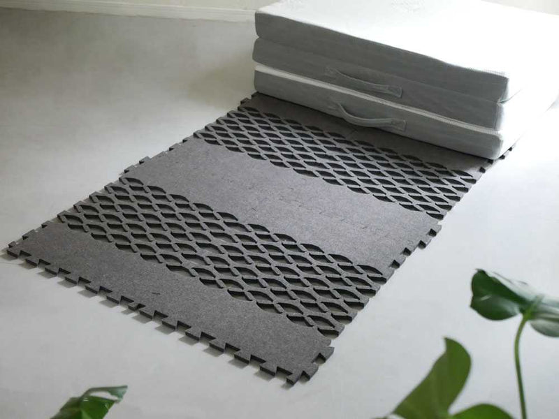 エアジョブ防ダニ吸湿ブロック型マットの展開画像