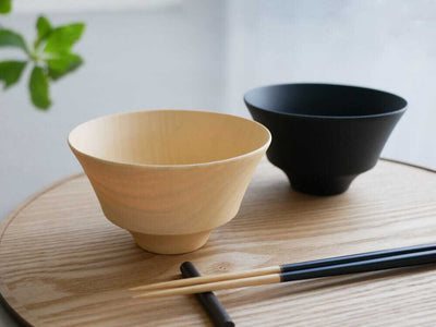 【HinataLife】食洗機対応天然木の汁椀