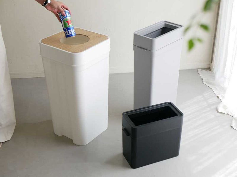 ライクイット製9.5リットル蓋なしプラスチックダストボックス