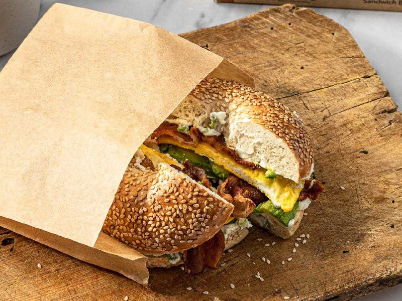 【if you care/イフユーケア】FSC&コンポスト認証 無漂白スナック&サンドイッチバッグ(48枚入り)