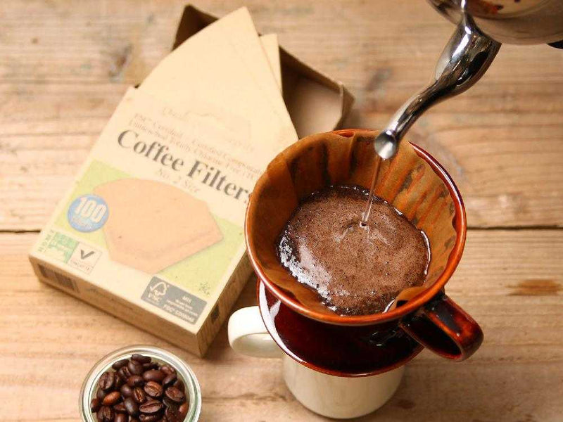 【if you care/イフユーケア】FSC&コンポスト認証 無漂白コーヒーフィルター No.4サイズ(1~4杯用) 100枚入り