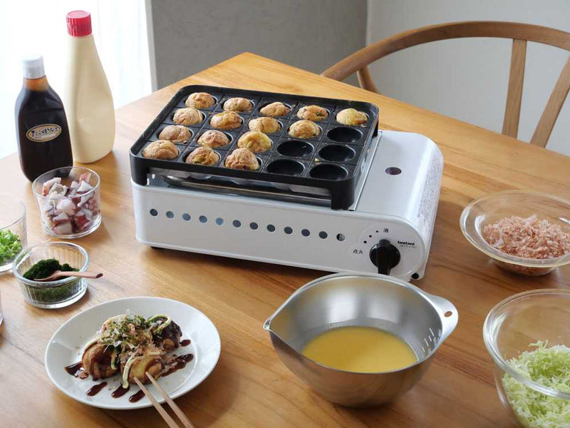 【Iwatani/イワタニ】プロたこマルチ 液だれしないキレッキレボウル15cmボウルセットの仕様シーン1