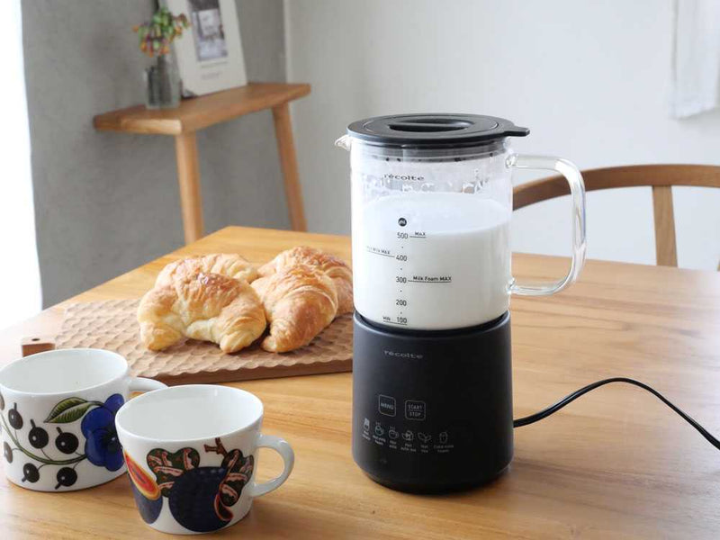 【recolteレコルト】ホットチョコ&ミルクフォーマー 《シリコンスパチュラ付き - HinataLife特別セット》の仕様シーン1