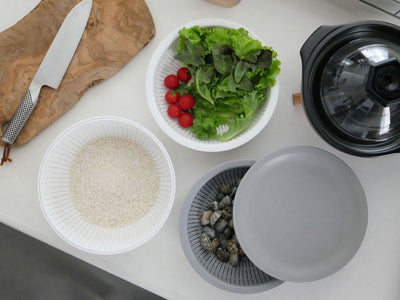 【like-it/ライクイット】米とぎにも使えるザルとボウル