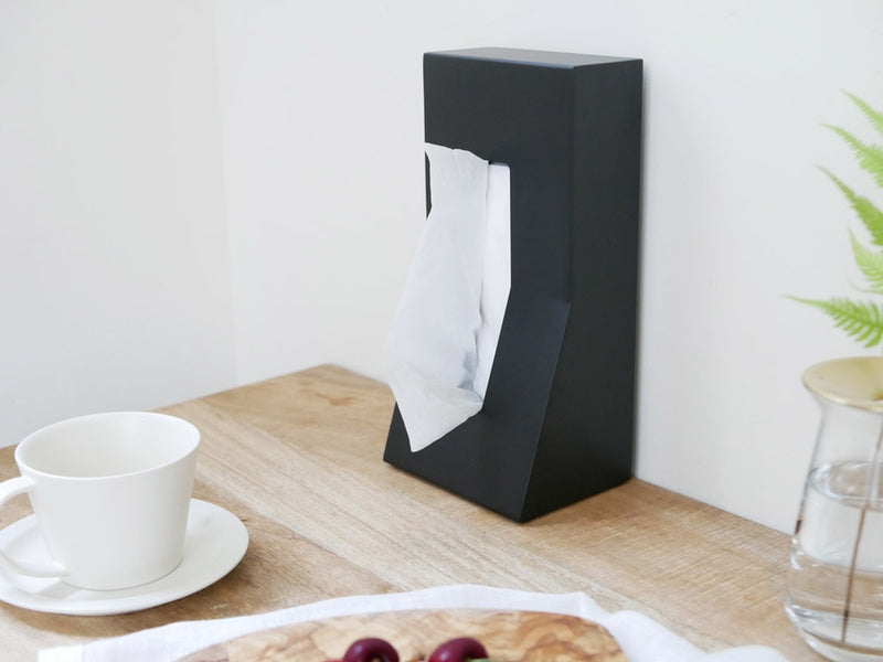 デュエンデの縦置きティッシュスタンド(スチール製)