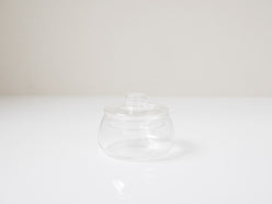 キントーUNITEAの透明ガラスシュガーポット