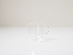 【KINTO/キントー】UNITEAミルクピッチャー、透明ガラス製