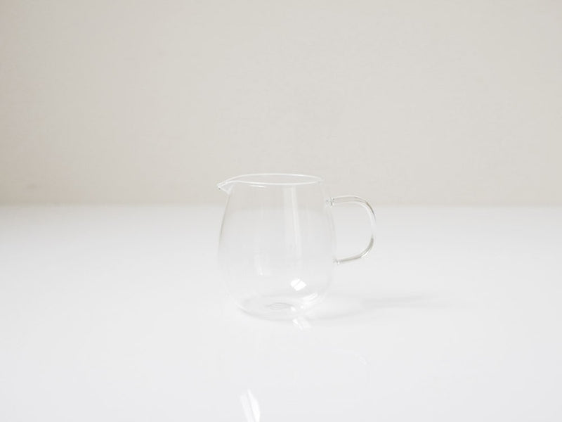 【KINTO/キントー】UNITEAミルクピッチャー、透明ガラス製