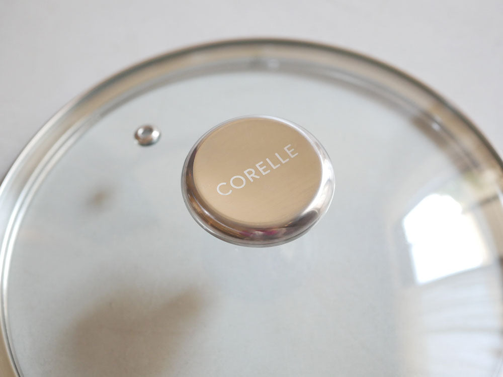 【CORELLE/コレール】こびりつきにくい次世代フライパン+専用ガラス蓋セット