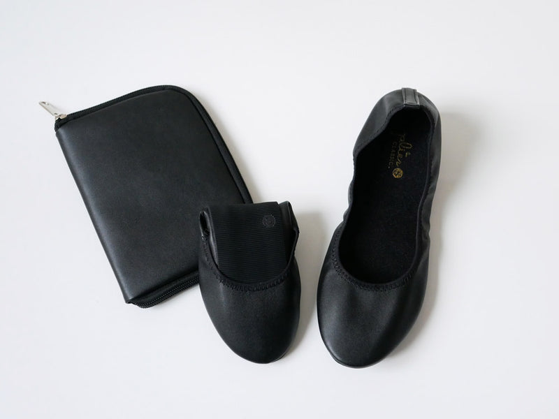 パラデックの【Plier Classic】携帯用合成皮革バレエフラット