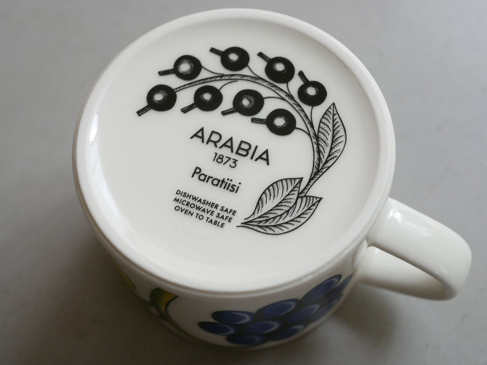 アラビア パラティッシ ティーカップ&ソーサー カラー、磁器製セット