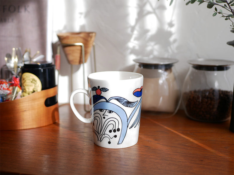 アラビア【プータルフリ マグ】の磁器製500mlマグカップ