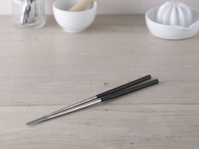 【SELECT100】日本製18-8ステンレススチール製、長さ33cmのステンレス菜箸