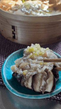 並べて蒸すだけトロトロ蒸し茄子