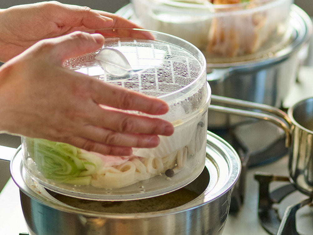 【協和工業】ムテキクリアせいろ 4点セット