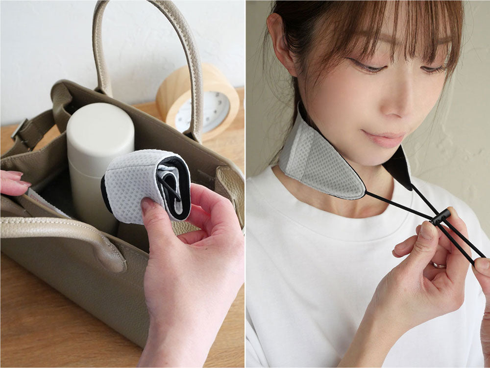 濡らして何度でもひんやり アジャスター付きネッククーラー