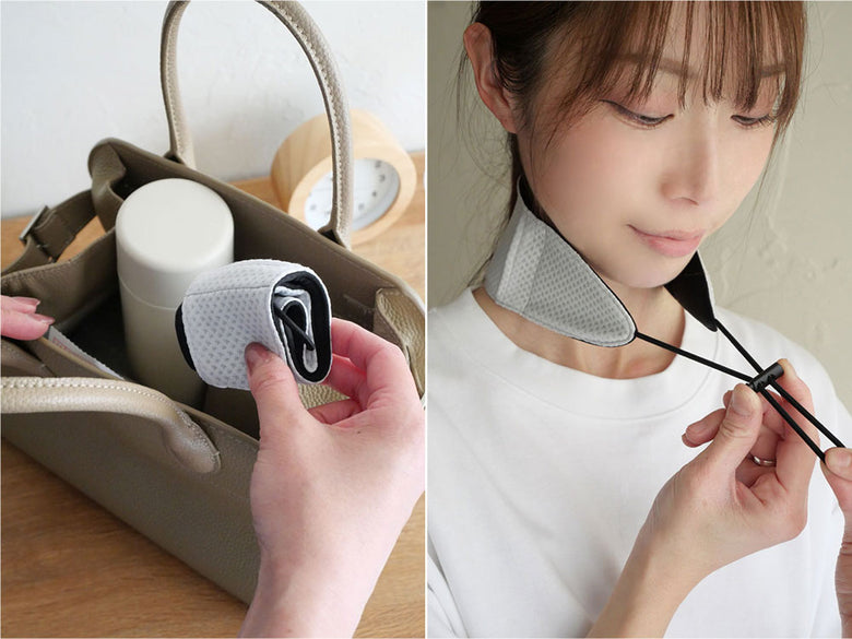 濡らして何度でもひんやり アジャスター付きネッククーラー