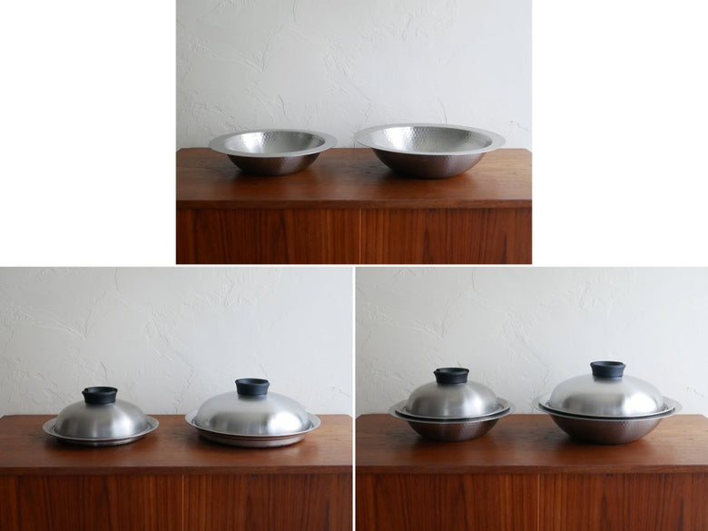 《イフユーケア/ベイキングペーパーセット》【Arnest/アーネスト】とにかく洗いやすいステンレス卓上鍋/のせるだけ蒸し器