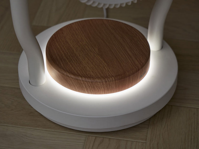 【moku./モク】２つのファンで自由に風を送るダブルマルチファン