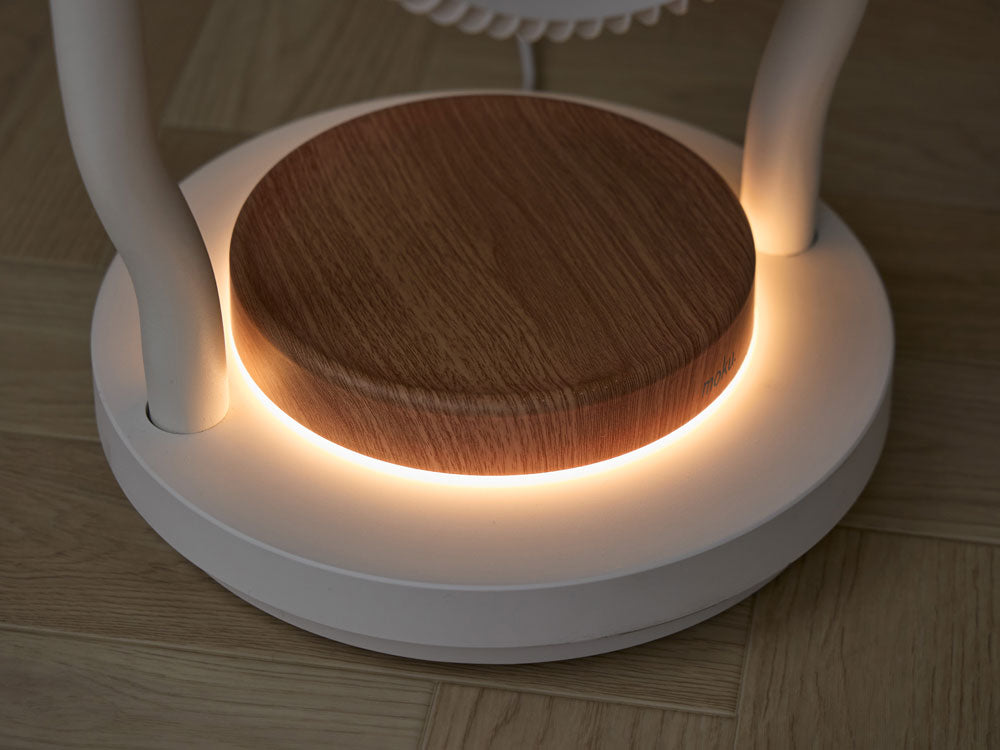 【moku./モク】２つのファンで自由に風を送るダブルマルチファン