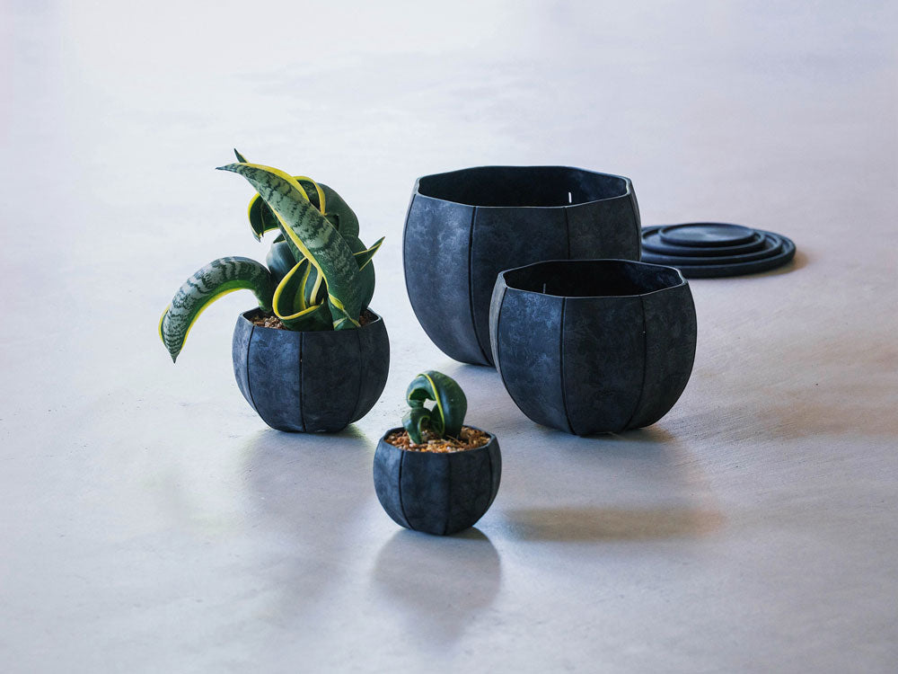 【八幡化成】美と機能を兼ね備えたアートな鉢 Sen Roly pots