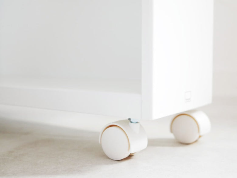 山崎製ハンドル付きスリムトイレラック