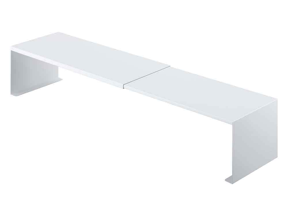 Yamazakiタワーの伸縮洗濯機排水ラック