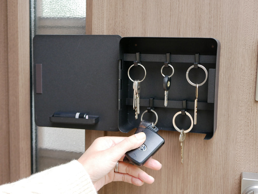 タワーRINマグネットキーフック2段