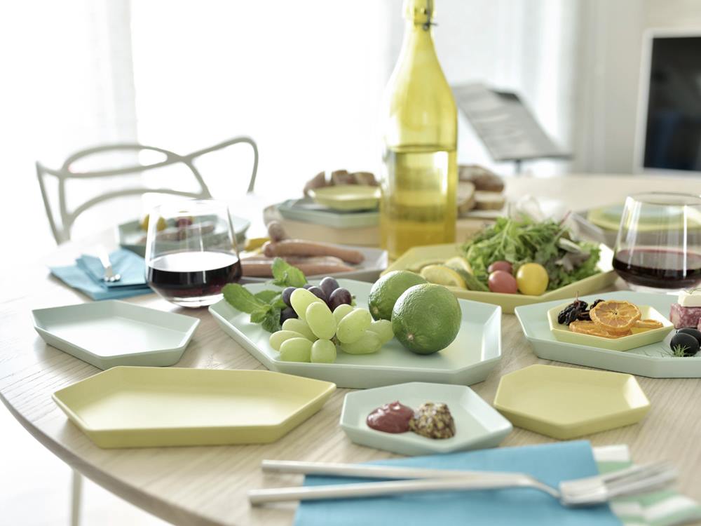 イデアコのシマモリバンブーメラミンプレート