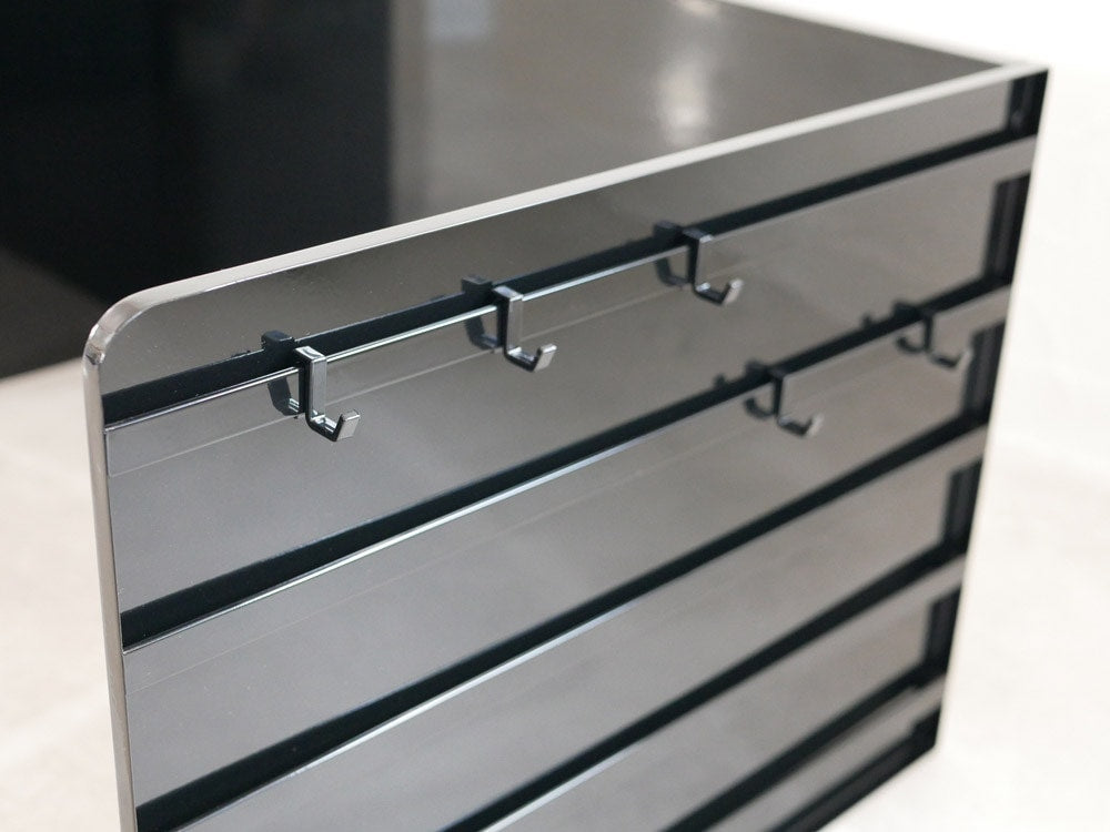 YAMAZAKI/tower製スチール伸縮レンジガード