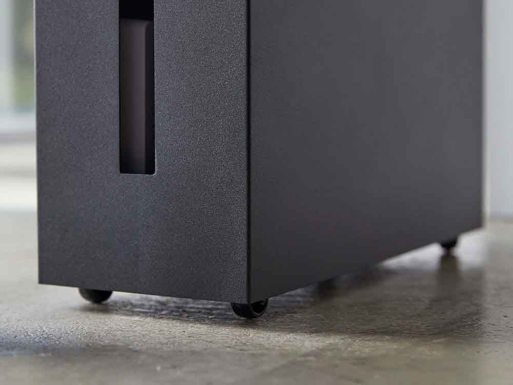 YAMAZAKI/tower キャスター付きケーブル収納ラックの画像