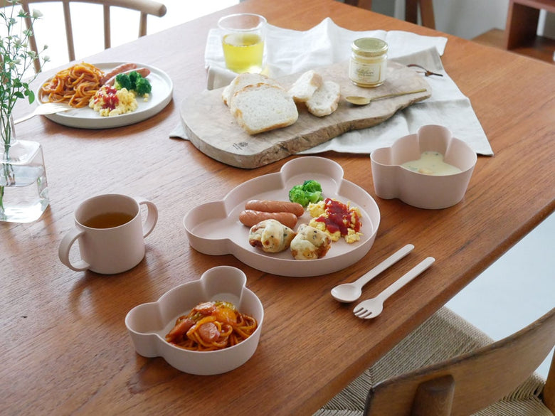 ベア柄の子供用ディッシュボウル