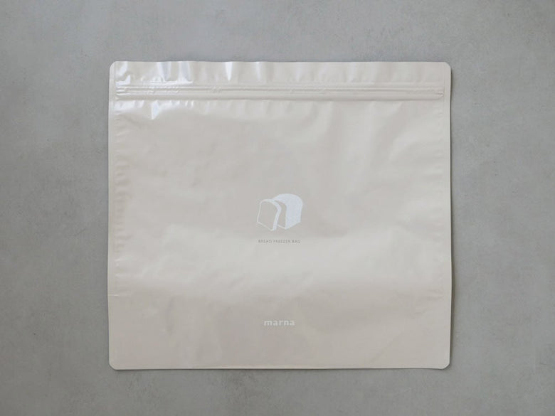 MARNAのパン冷凍保存袋2枚入りパッケージ