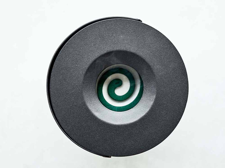 タワーの銀色スチール製蚊取り線香収納ポット