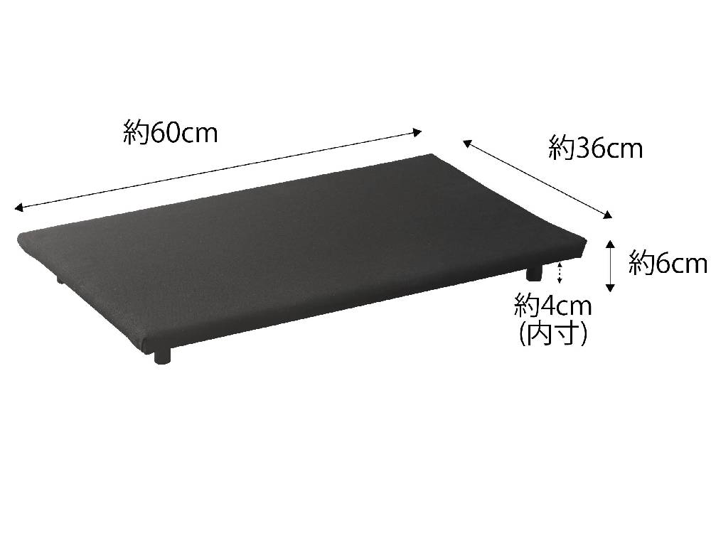 towerの卓上脚付き平型アイロン台