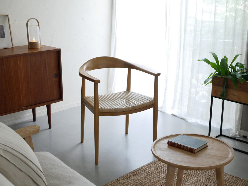 サンフラワーラタンのIDENTITYチークダイニングチェア