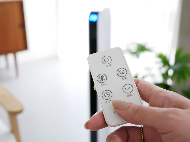 THREEUPスリムタワーファンの外観