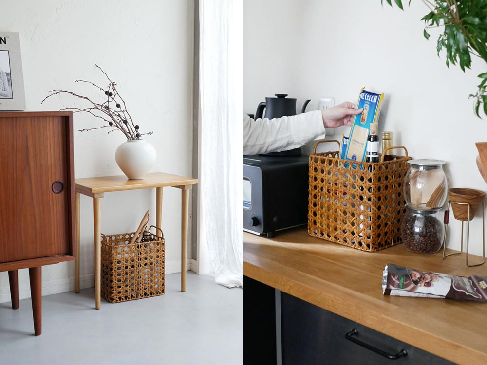 CreerクレエのUTILE Octaシリーズキッチンストッカーバスケットの写真