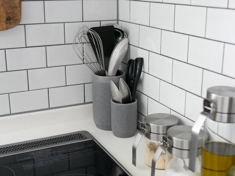 ideacoキッチンツールスタンドCOMBO、天然石製