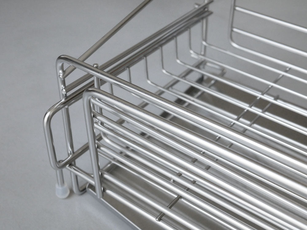 下村企販のステンレス製サポート水切り付き水切りバスケット