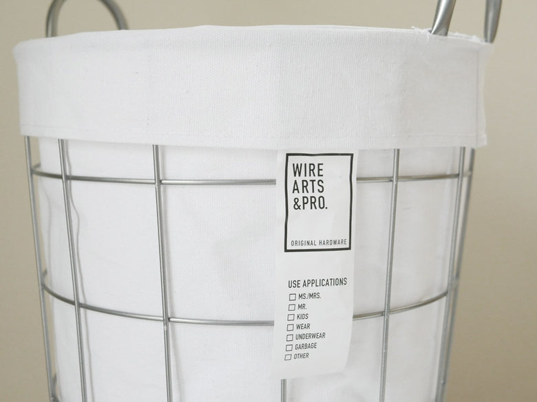 BRIDのランドリーストレージ ラウンド33L、円筒形デザインのプラスチック製収納バスケット