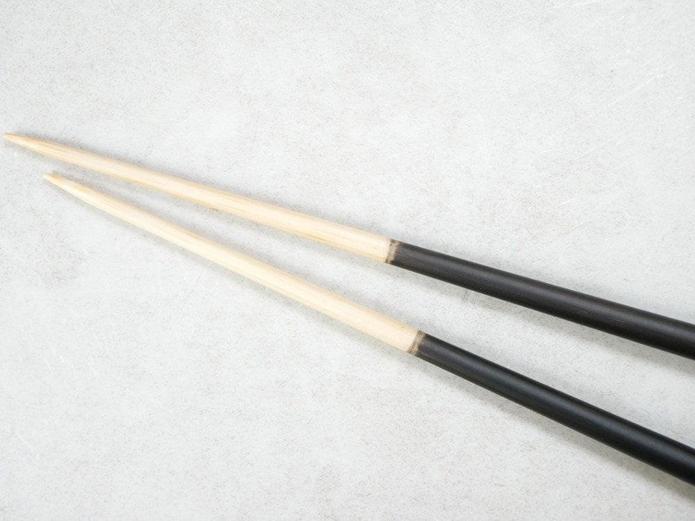 STIIKブランドの天然孟宗竹製26cmカトラリー風箸2膳セット