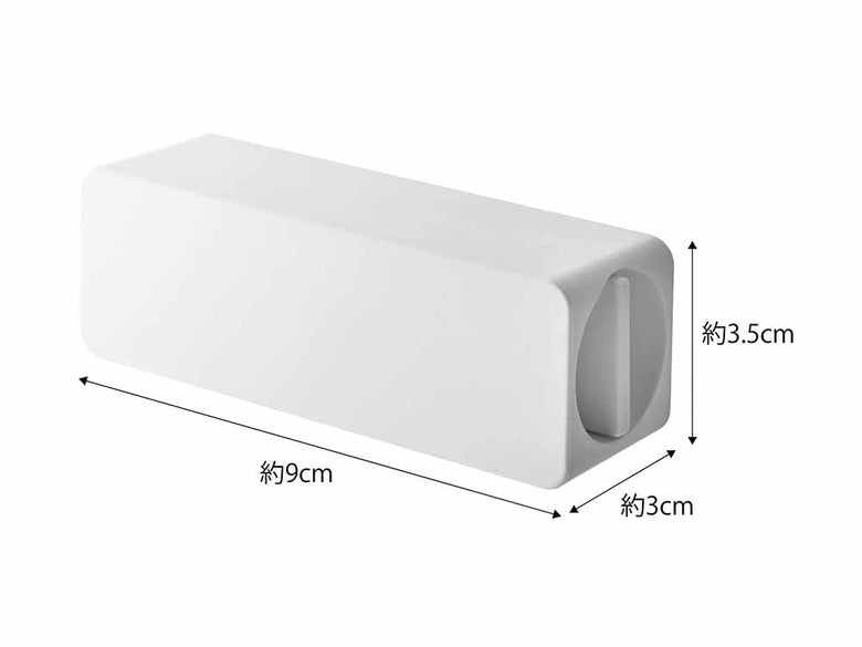 白色プラスチック製マグネット歯磨き粉チューブホルダー