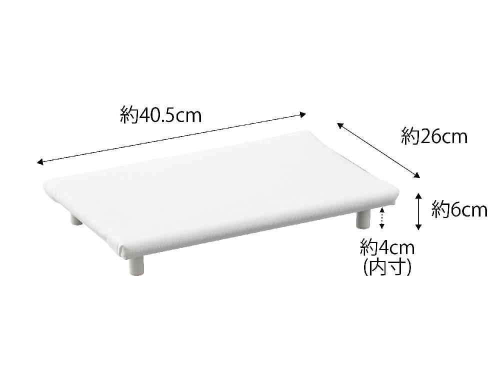 towerブランドの卓上脚付き平型アイロン台