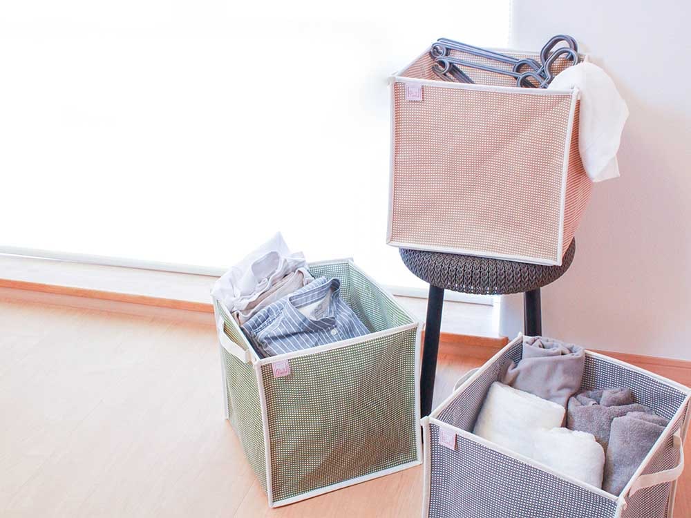 ピアットの洗濯用メッシュバスケット